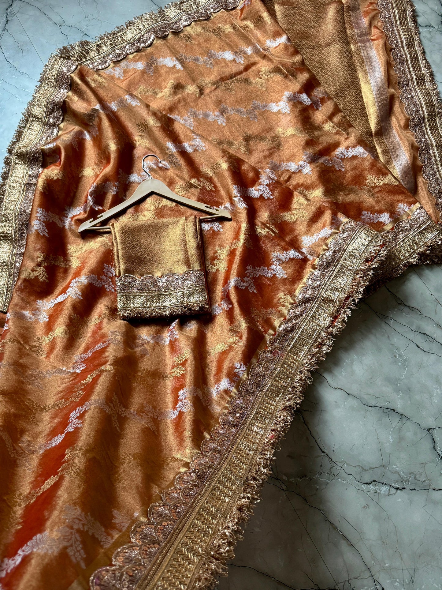 Banarasi Tissue lace luxe saree
