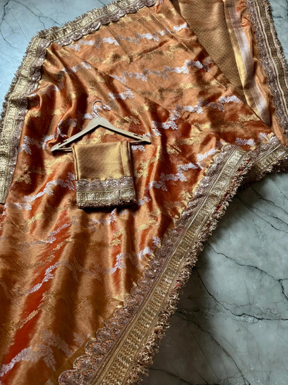 Banarasi Tissue lace luxe saree