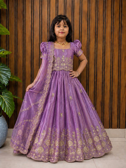 Mom and daughter cafe cute Designer lehenga sets