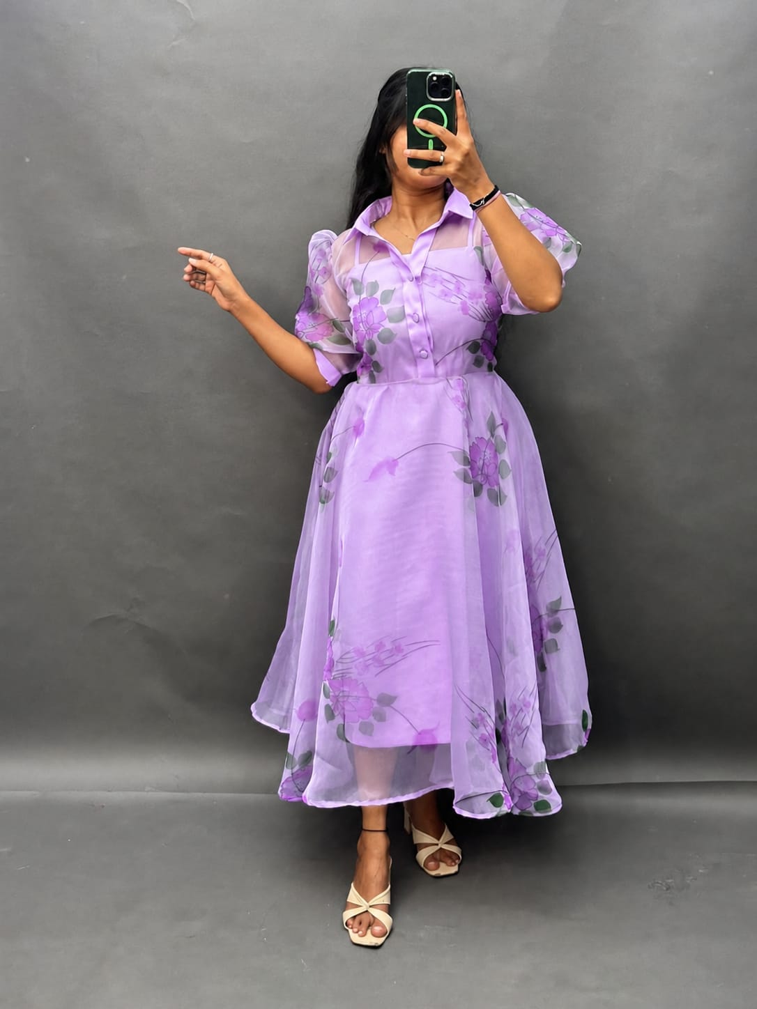 Floral Organza party gowns