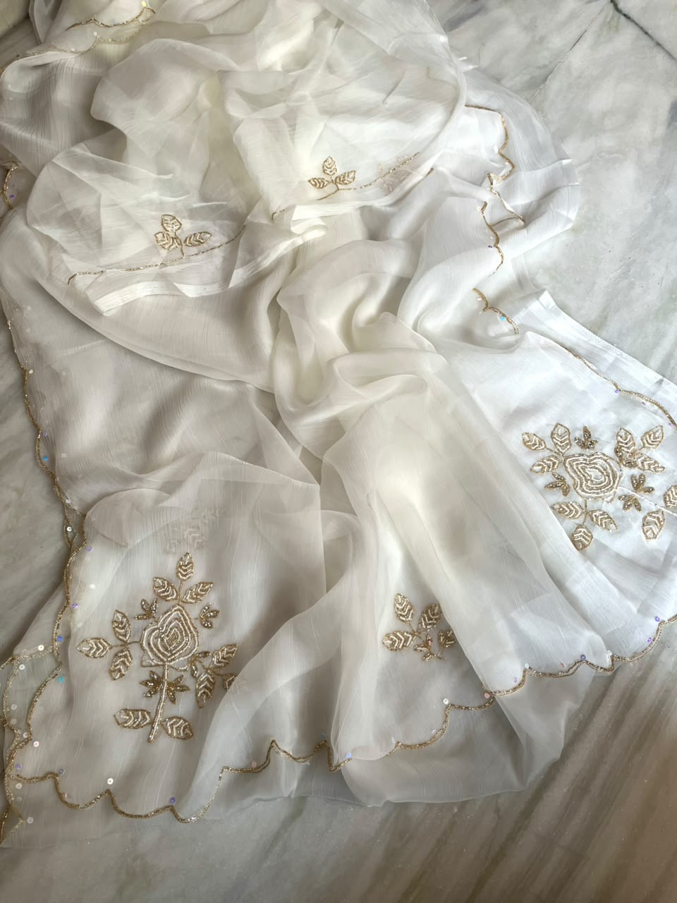 Trending budget pure soft chiffon sarees