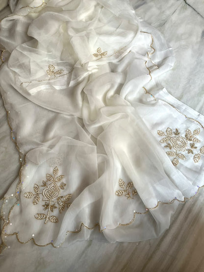 Trending budget pure soft chiffon sarees