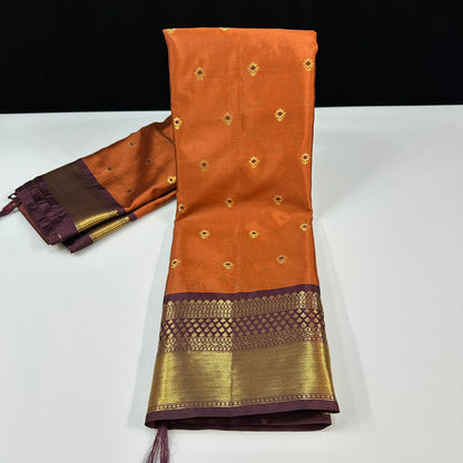 Vintage semi Gadwal traditional pattu sarees