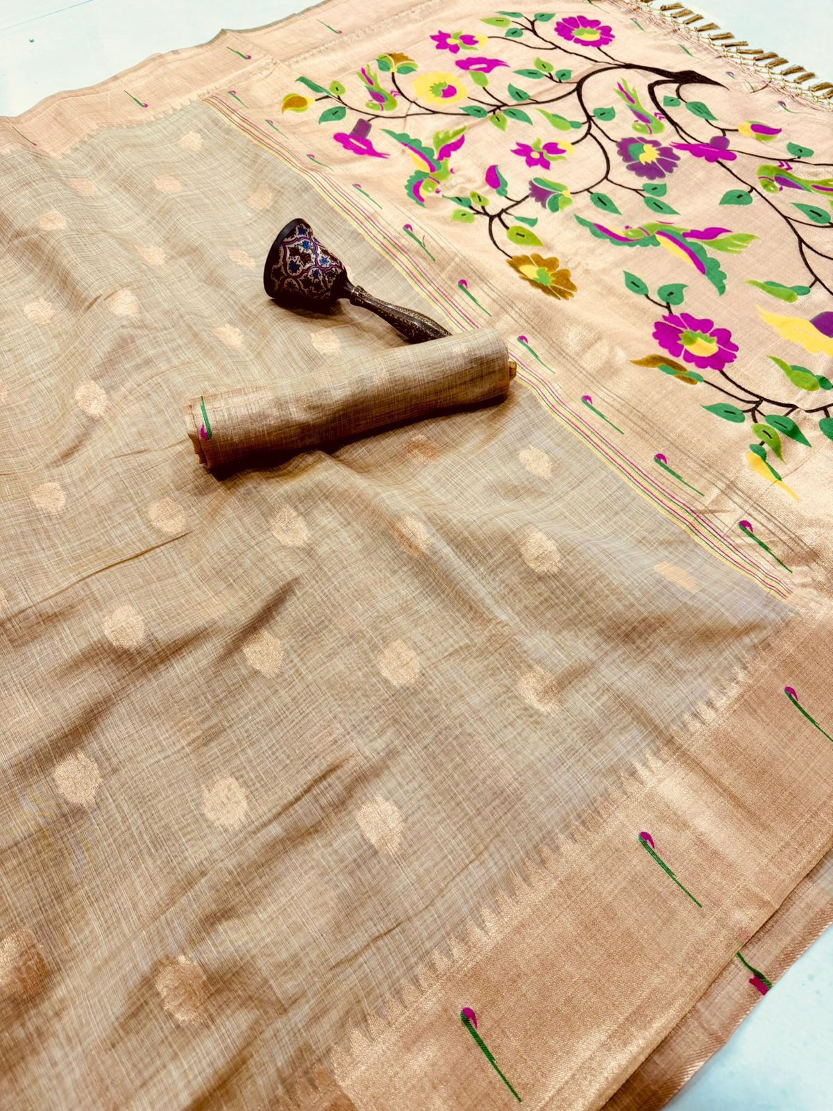 Munga Cotton Soft trendy look Budget muniya saree