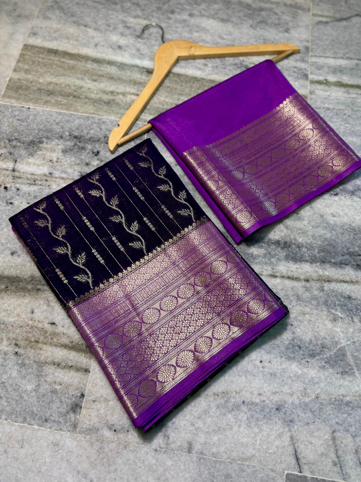 Budget Banarasi Handlooms’s semi chinya silk  sarees